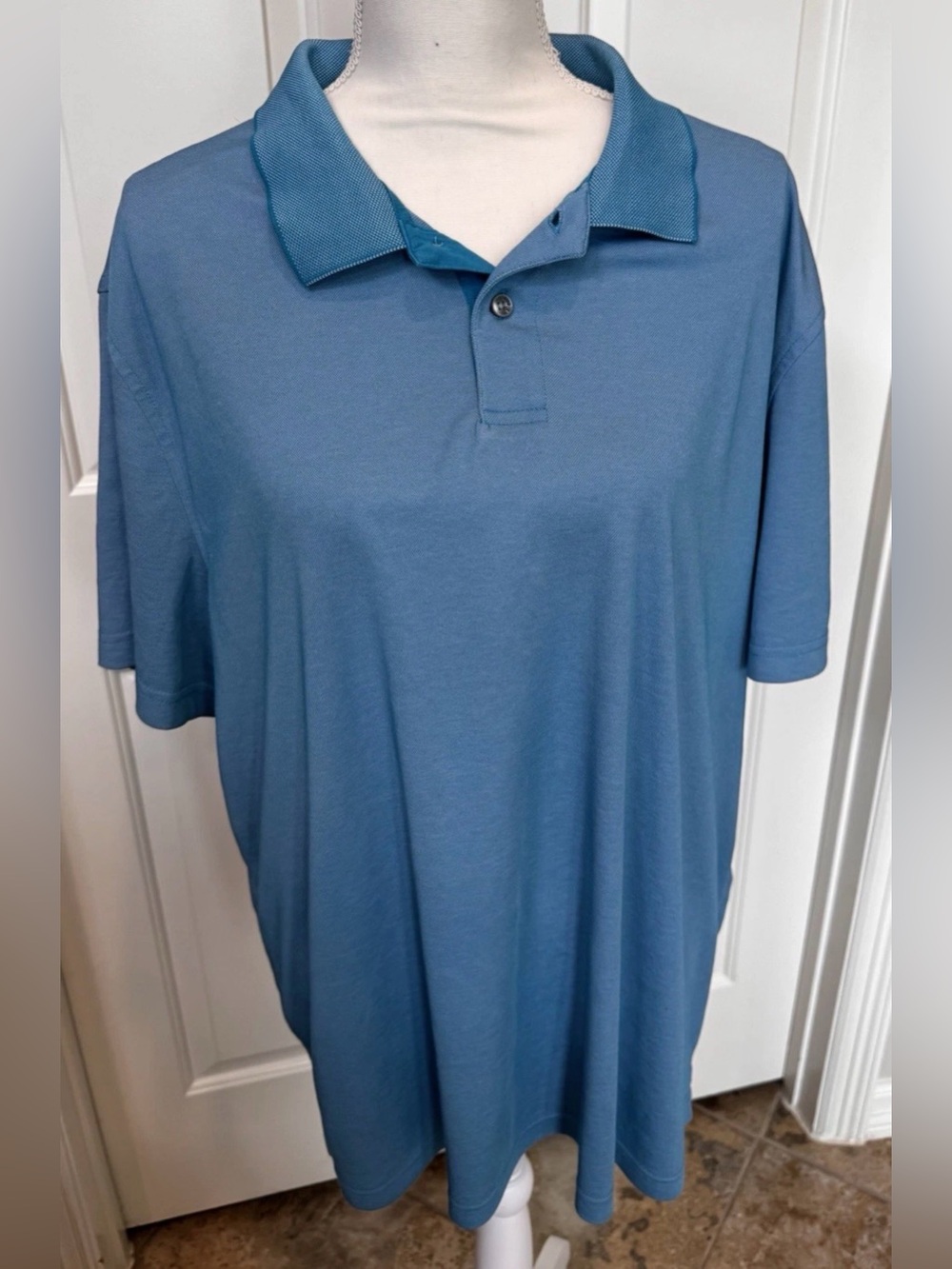 Tasso Elba Men's Light Blue Polo Size XXL